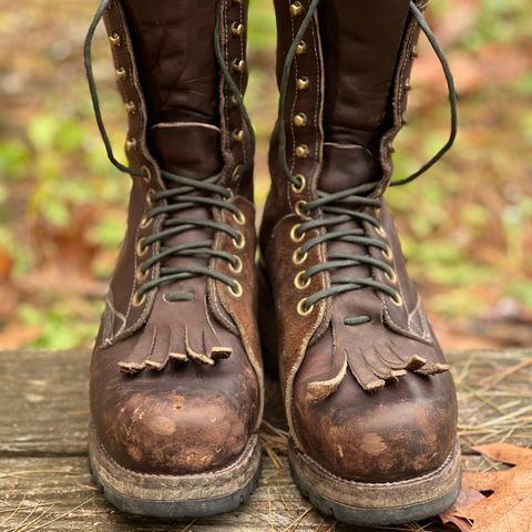 Dayton Boots Lineman (Vintage) in Seidel Ranger red