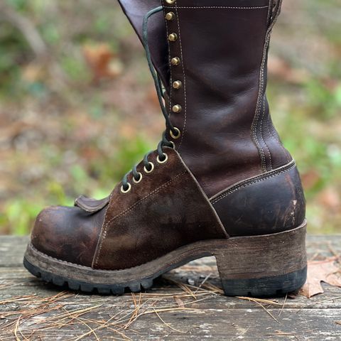 Dayton Boots Lineman (Vintage) in Seidel Ranger red