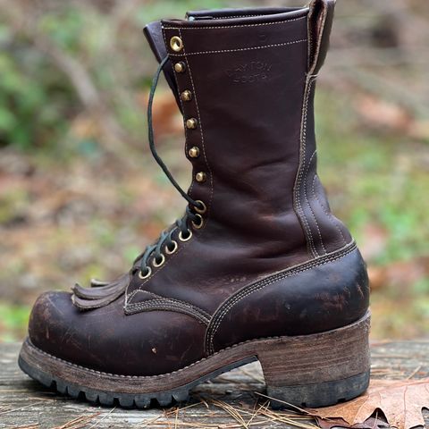 Dayton Boots Lineman (Vintage) in Seidel Ranger red