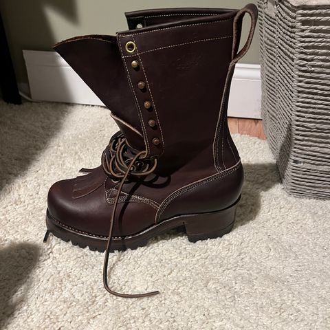 Dayton Boots Lineman (Vintage) in Seidel Ranger red