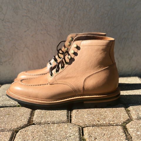 Grant Stone Ottawa Boot in Incas Natural Kangaroo