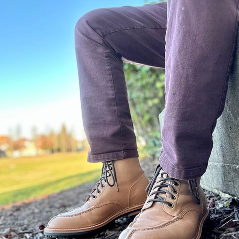 Grant Stone Ottawa Boot in Incas Natural Kangaroo