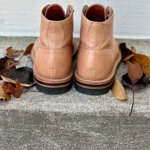 Grant Stone Ottawa Boot in Incas Natural Kangaroo