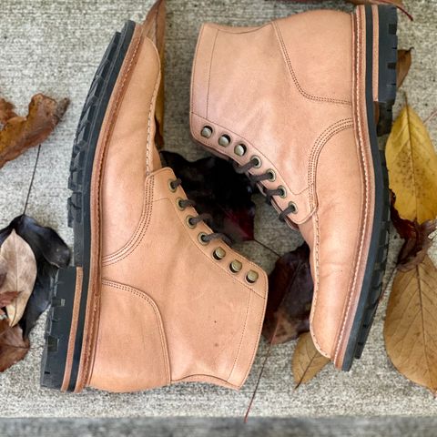 Grant Stone Ottawa Boot in Incas Natural Kangaroo