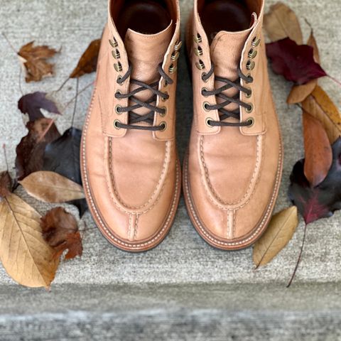 Grant Stone Ottawa Boot in Incas Natural Kangaroo