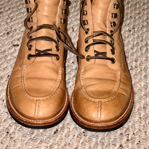 Grant Stone Ottawa Boot in Incas Natural Kangaroo