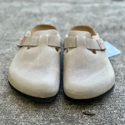 Birkenstock Boston in Tobacco Brown Oiled Leather