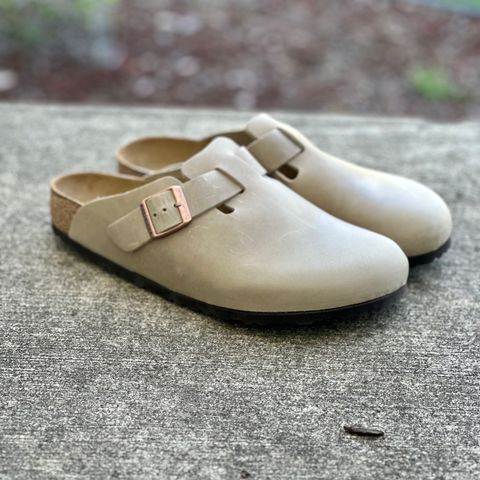 Birkenstock Boston in Tobacco Brown Oiled Leather