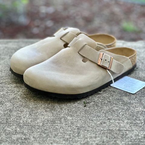Birkenstock Boston in Tobacco Brown Oiled Leather