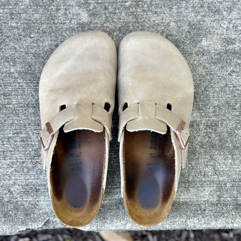 Birkenstock Boston in Tobacco Brown Oiled Leather