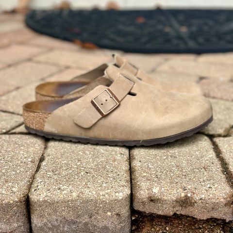 Birkenstock Boston in Tobacco Brown Oiled Leather