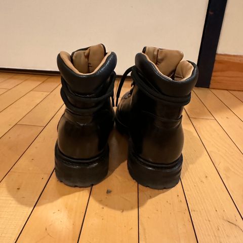 Meermin Hiking Boot in D'Annonay Black Calf