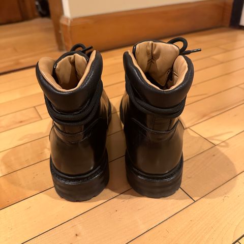 Meermin Hiking Boot in D'Annonay Black Calf
