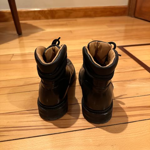 Meermin Hiking Boot in D'Annonay Black Calf