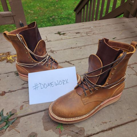 Nicks Traveler in Horween Orange Predator