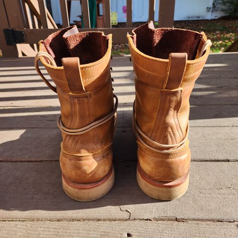 Nicks Traveler in Horween Orange Predator