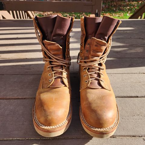 Nicks Traveler in Horween Orange Predator