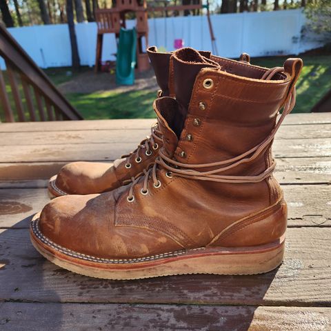 Nicks Traveler in Horween Orange Predator