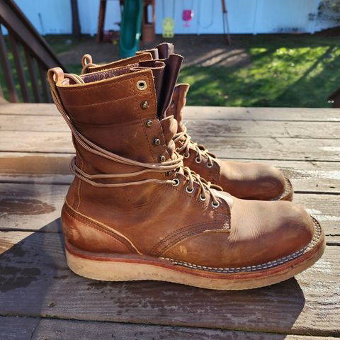 Nicks Traveler in Horween Orange Predator
