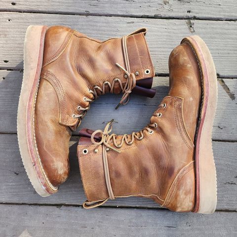 Nicks Traveler in Horween Orange Predator