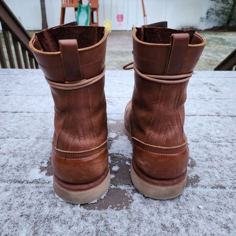 Nicks Traveler in Horween Orange Predator