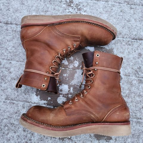 Nicks Traveler in Horween Orange Predator