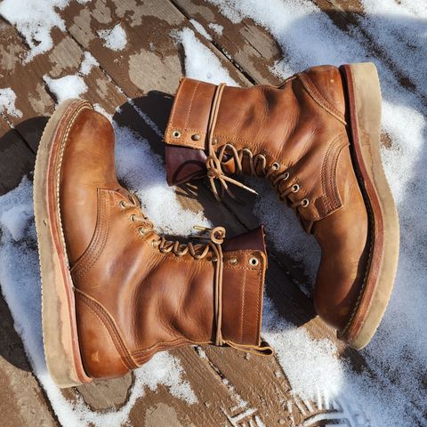 Nicks Traveler in Horween Orange Predator