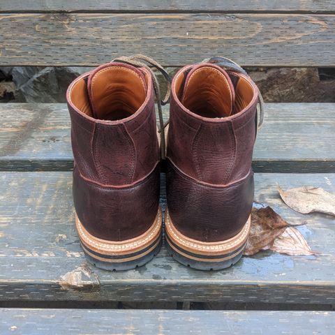 View photo of Grant Stone Diesel Boot in C.F. Stead Dark Burgundy Classic Kudu