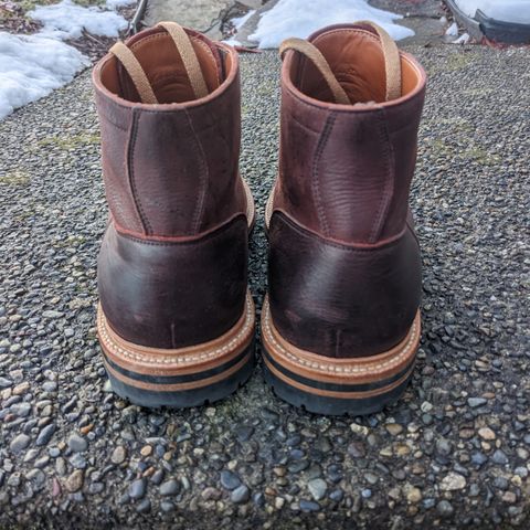View photo of Grant Stone Diesel Boot in C.F. Stead Dark Burgundy Classic Kudu