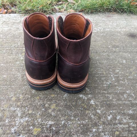 View photo of Grant Stone Diesel Boot in C.F. Stead Dark Burgundy Classic Kudu