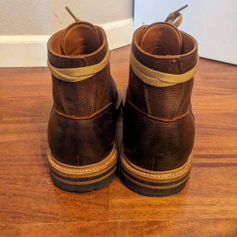 View photo of Grant Stone Diesel Boot in C.F. Stead Dark Burgundy Classic Kudu