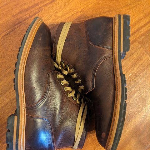 View photo of Grant Stone Diesel Boot in C.F. Stead Dark Burgundy Classic Kudu