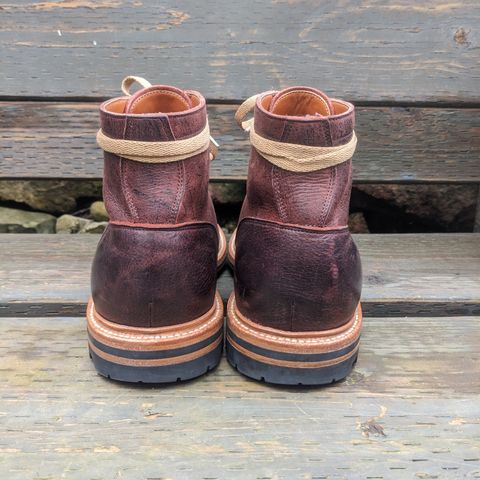View photo of Grant Stone Diesel Boot in C.F. Stead Dark Burgundy Classic Kudu