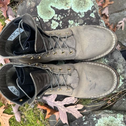 Nicks MTO in Horween Steel Predator