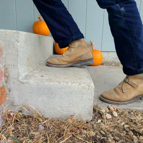 Dehner Tank Boot (Strap) in Tan Calfskin