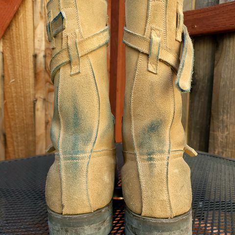 Dehner Tank Boot (Strap) in Tan Calfskin