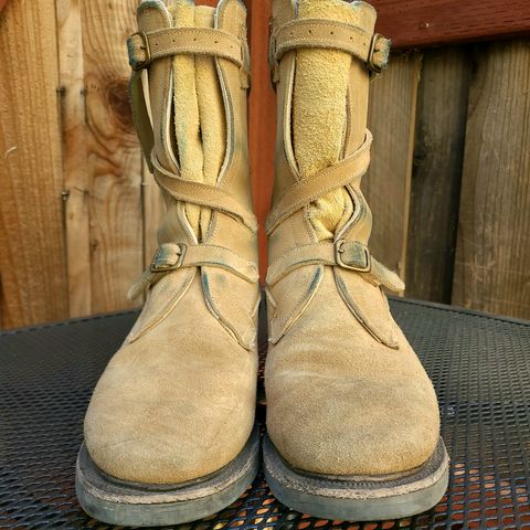 Dehner Tank Boot (Strap) in Tan Calfskin