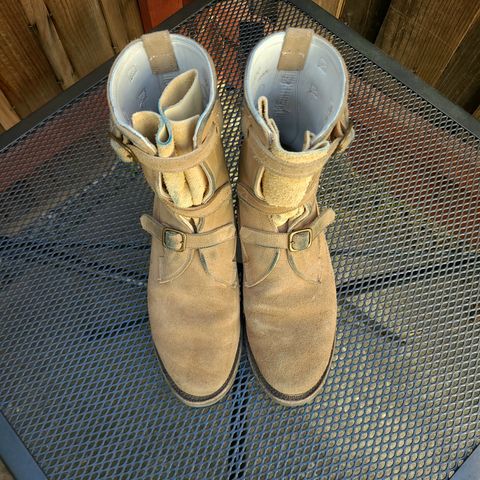 Dehner Tank Boot (Strap) in Tan Calfskin