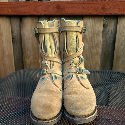 Dehner Tank Boot (Strap) in Tan Calfskin
