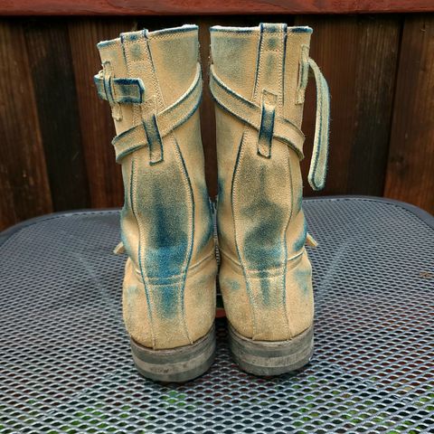 Dehner Tank Boot (Strap) in Tan Calfskin