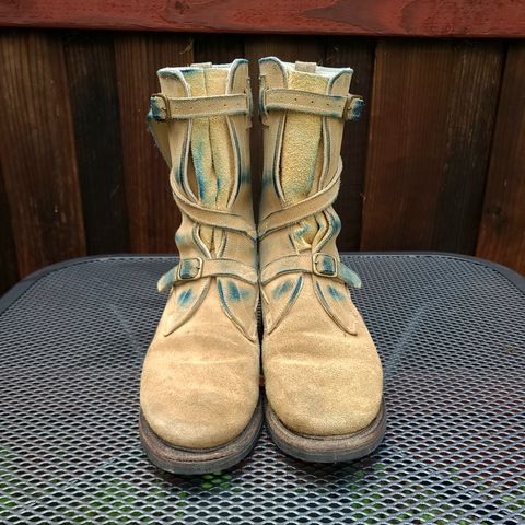Dehner Tank Boot (Strap) in Tan Calfskin