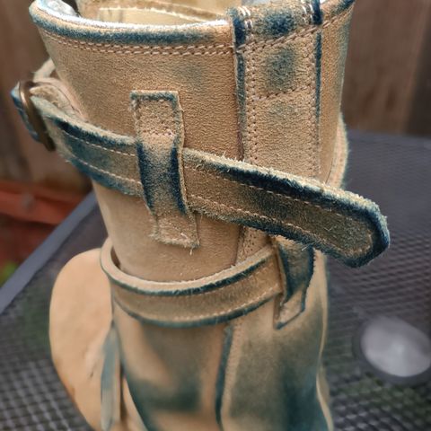 Dehner Tank Boot (Strap) in Tan Calfskin