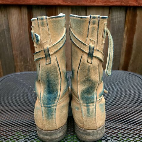 Dehner Tank Boot (Strap) in Tan Calfskin