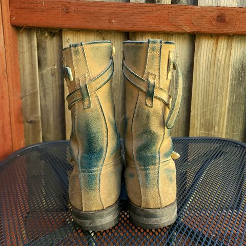 Dehner Tank Boot (Strap) in Tan Calfskin