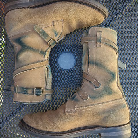Dehner Tank Boot (Strap) in Tan Calfskin