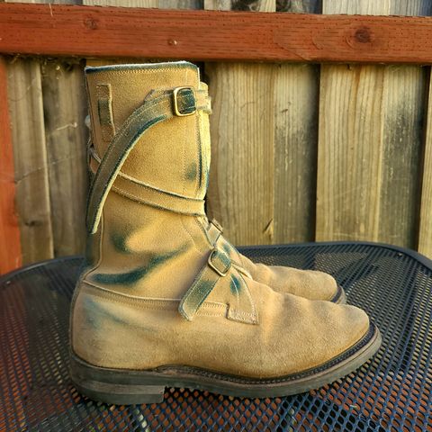 Dehner Tank Boot (Strap) in Tan Calfskin