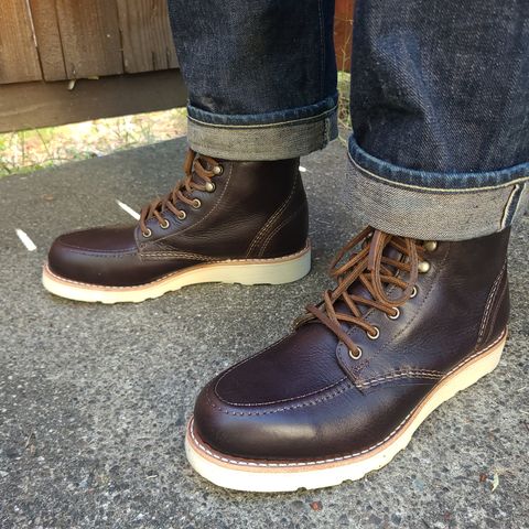 Wolverine 1000 Mile Moc-Toe Boot in Horween Arabica Lux Calfskin
