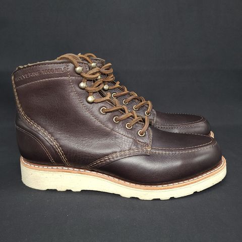 Wolverine 1000 Mile Moc-Toe Boot in Horween Arabica Lux Calfskin