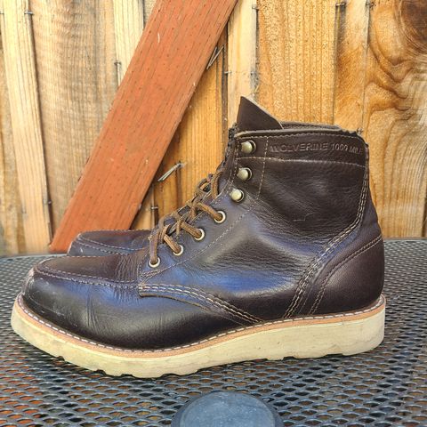 Wolverine 1000 Mile Moc-Toe Boot in Horween Arabica Lux Calfskin