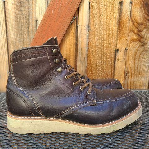 Wolverine 1000 Mile Moc-Toe Boot in Horween Arabica Lux Calfskin